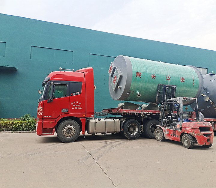 黑龍江玻璃鋼立式雨水泵站設備發貨